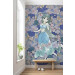Disney Fotobehang Jasmine Haar Gekleurde Bloemen - 200 x 280 cm