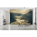 Fotobehang Gouden Bergen - 400 x 250 cm