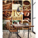 Fotobehang I Love Coffee Collage Wit Kader