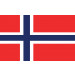Fotobehang Noorse Vlag