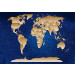 Fotobehang Wereldkaart Goud