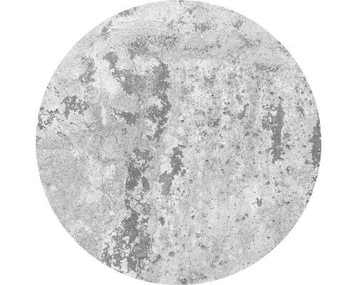 Oude betonnen muur, afgebeeld op een industriële behangcirkel.