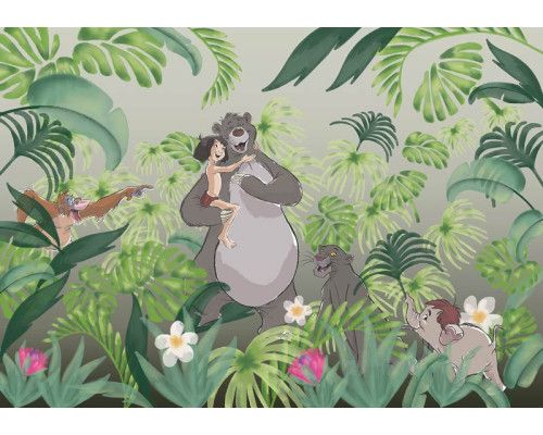 Jungle Boek fotobehang, perfect voor een kinderkamer vol avontuur.