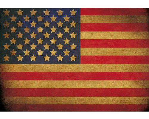 Fotobehang van de Amerikaanse vlag van de Verenigde Staten.