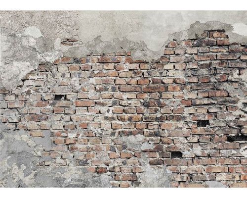 Fotobehang Authentieke Bakstenen Muur