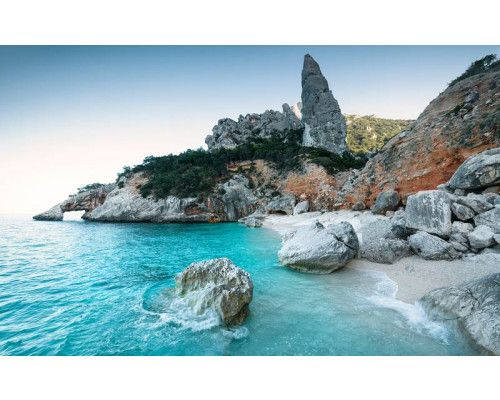 Beach Tales strandlandschap fotobehang, perfect voor een tropische uitstraling.