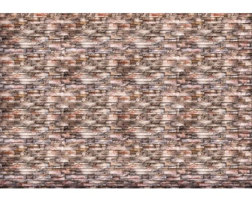 Decoratieve stenen muur, abstract weergegeven op een artistiek fotobehang.