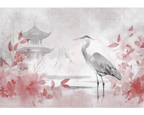 Fotobehang met weelderige witte pioenrozen in volle bloei, met zachte details en een subtiel kleurenpalet dat een elegante en serene sfeer creëert.