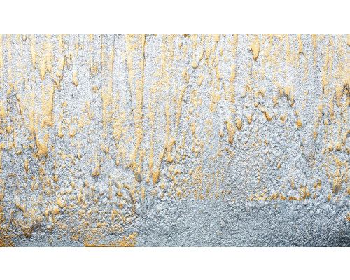 Fotobehang goud en zilver sierpleister, abstract kunstontwerp.