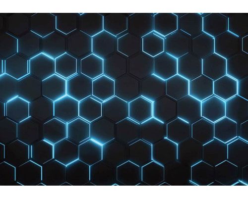 Fotobehang safari dieren avontuur met giraffe, zebra’s en savannelandschap in getekende stijl.