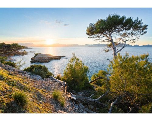 Fotobehang van de Stille Zuidzee, perfect voor een serene en ontspannende kamer.