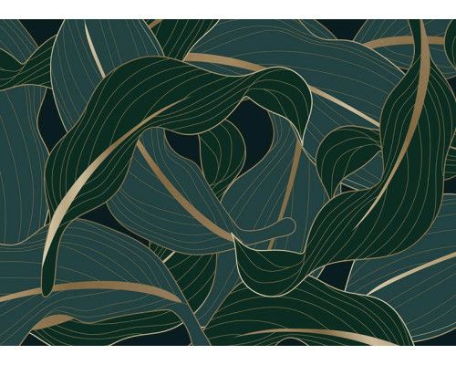 Fotobehang Luxe Tropische Bladeren