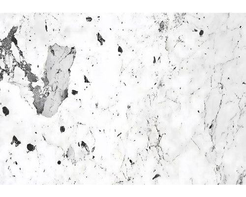 Fotobehang met een luxe witte marmerlook en fijne grijze aders voor een elegante uitstraling.