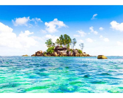 Fotobehang Onbewoond Eiland