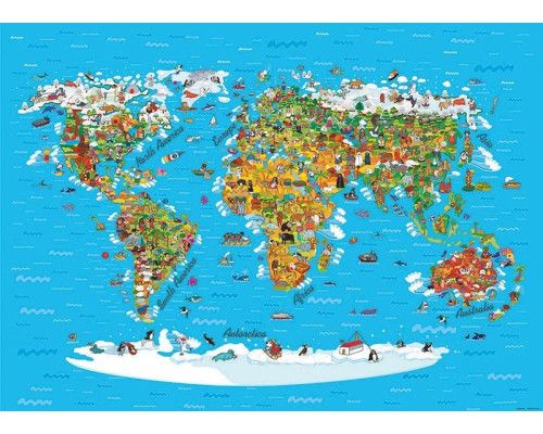 Fotobehang Ontdek de Wereld