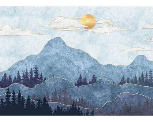 Fotobehang Oosters Landschap