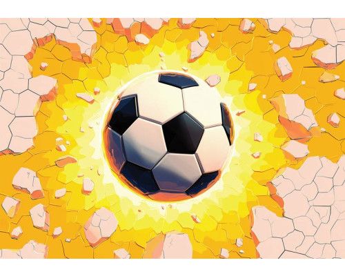 Fotobehang jungle brug door het regenwoud met houten brug, hoge bomen en een stromend beekje.