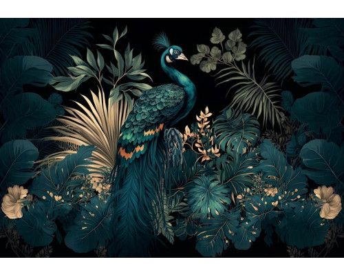 Fotobehang Strand met Duinen en Zee met uitzicht over zand, helmgras en glinsterende golven.