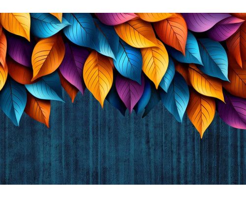 Fotobehang Sfeervolle Bladeren