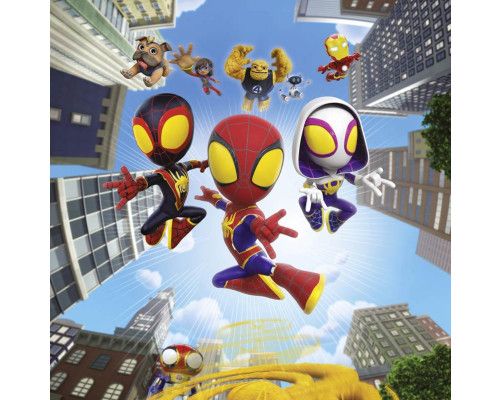 Fotobehang Avengers unite, iconische Marvel-helden samen in actie.