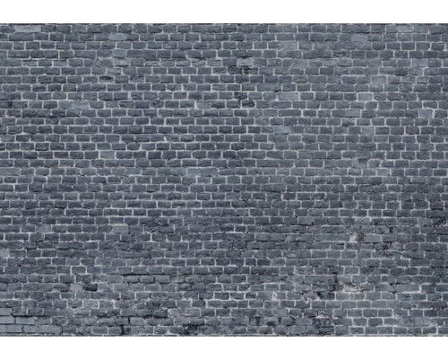 Donkergrijze bakstenen muur, weergegeven met een realistische textuur voor een moderne en industriële uitstraling.