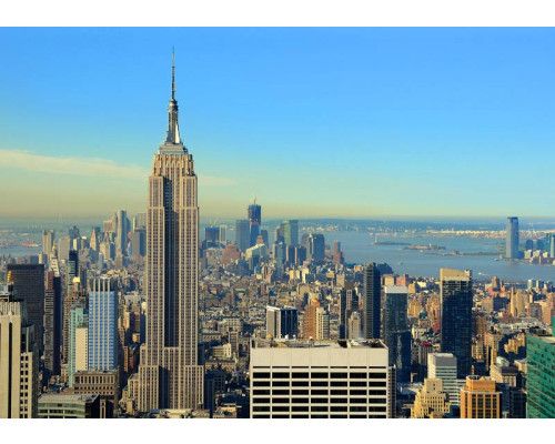 Fotobehang Uitzicht op Manhattan