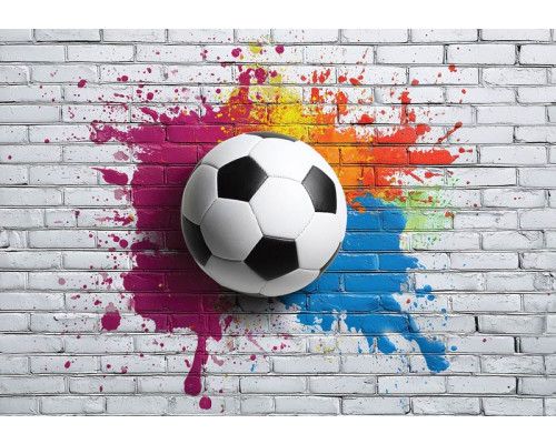 Fotobehang jungle brug door het regenwoud met houten brug, hoge bomen en een stromend beekje.