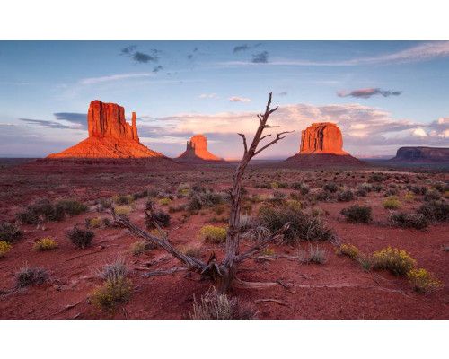 Monument Valley in Arizona, een iconisch Wild West landschap.