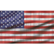 Fotobehang van de Amerikaanse vlag, symbool van de Verenigde Staten.