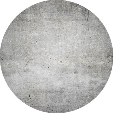 Betonnen muur in industriële stijl, afgebeeld op een behangcirkel.