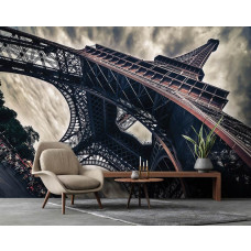 Een fotobehang van de Eiffeltoren in Parijs als monument voor de slaapkamer en woonkamer.