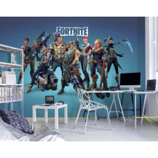 Een Fortnite fotobehang voor de gamekamer.