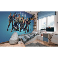 Een Fortnite fotobehang voor de kinderkamer en gamekamer.