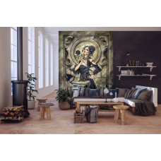 Een fotobehang getiteld