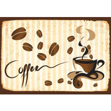 Koffie kopje fotobehang, ideaal voor keukens en cafés, met een sfeervol beeld van koffie en eten.