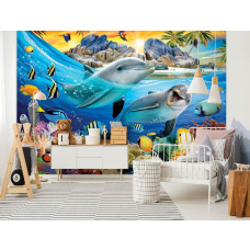 Fotobehang Dolfijnen