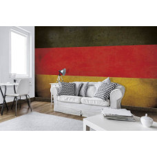 Fotobehang Duitse vlag van Duitsland in vintage stijl met vliesbehang in woonkamer en slaapkamer.