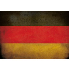 Fotobehang met een vintage Duitse vlag van Duitsland.
