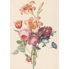 Fotobehang van een boeket schilderij door Henriëtte Geertruida Knip, Rijksmuseum.