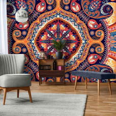 Fotobehang Folk Pattern