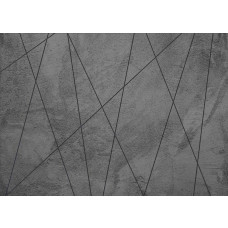 Een fotobehang van lijnen op beton, ideaal voor het creėren van een minimalistische, stoere uitstraling in elke ruimte.