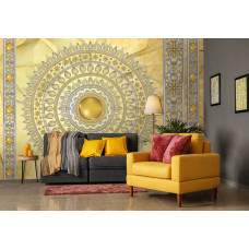 Fotobehang Mandala in Gold