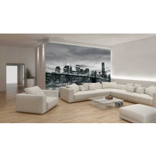 Een fotobehang van de iconische brug van New York in een urban stijl, voor een moderne en stoere uitstraling.