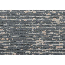 Painted bricks fotobehang, met een kleurrijke stenen muur in een abstracte en creatieve weergave.