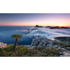 Paradijs eiland Mallorca natuur fotobehang, ideaal voor een serene kamer.