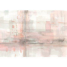 Fotobehang met pastel abstracties, kunstzinnig weergegeven in een speelse en creatieve stijl.