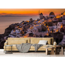 Fotobehang Santorini. Santorini.