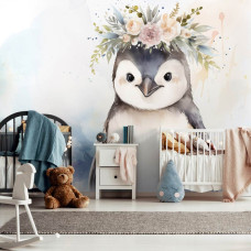 Fotobehang Schattige Pinguïn
