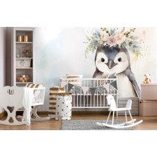 Fotobehang Schattige Pinguïn