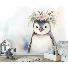 Fotobehang Schattige Pinguïn